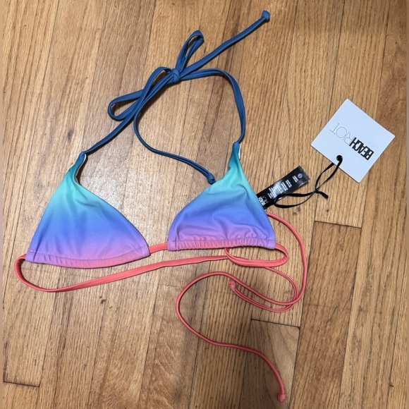 Beach Riot Winona Bikini Top in High Tide Ombre - Picture 3 of 5